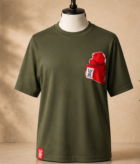 Uniga Custom OEM Minimalist Crewneck T-Shirt - Image 4